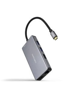 MINI DOCK  3X USB 3.0, X2 HDMI , RJ45, TF, SD, USB TYPE C...