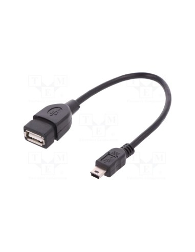 CABLE USB A HEMBRA A MINI USB  M 0.2 M PN: USB...