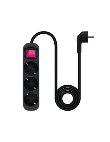 REGLETA 3 TOMAS NANO CABLE CON PROTECCION 1.4M,...