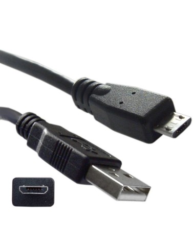 CABLE USB 2.0  1.8M A MICRO-B  USB  MACHO NEGRO...