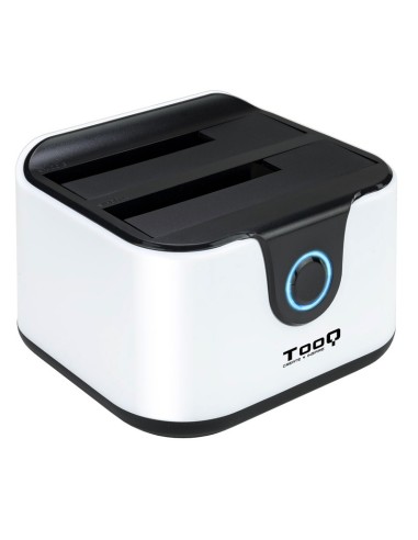 BASE HD 2.5/3.5" TOOQ    USB 2 NEGRO/BLANCO PN:...