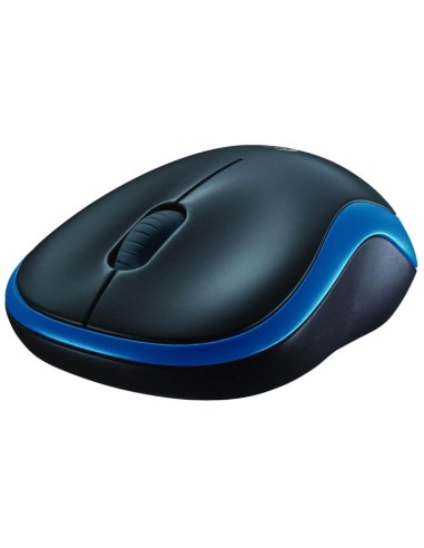 RATON WIRELESS LOGITECH M185   NEGRO/AZUL PN:...