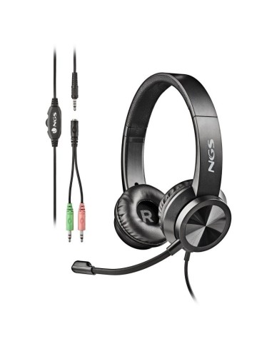 AURI + MIC 3.5MM 1.8M NGS MSX  11 PRO NEGRO PN:...