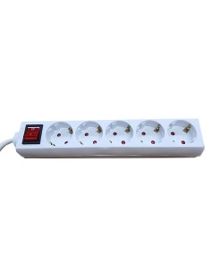 REGLETA 5 TOMAS OMEGA BLANCA   1.5M PN: OL5G15W EAN:...