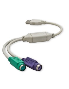 CONVERSOR 1 USB A 2 PS2 PN: 1 USB A 2 PS2 EAN:...