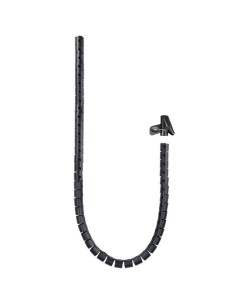 ORGANIZADOR DE CABLES FLEXIBLE 25MM 2M NEGRO PN:...