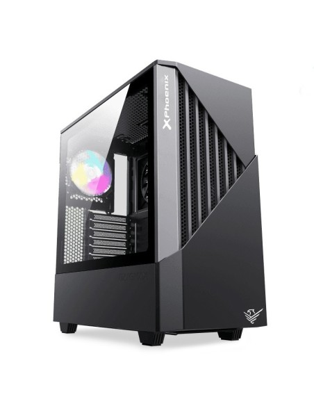 CAJA SEMITORRE ATX PHOENIX     GLACIER BLACK CRISTAL GAMING PN: PHGLACIERB EAN: 8436583234075   