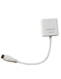 ADAPT. MINI HDMI A VGA BLANCO   APPROX PN: APPC20 EAN:...