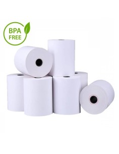 PAPEL TERMICO  CAJA 150 ROLLOS 62X50X12 SIN BISFENOL A...