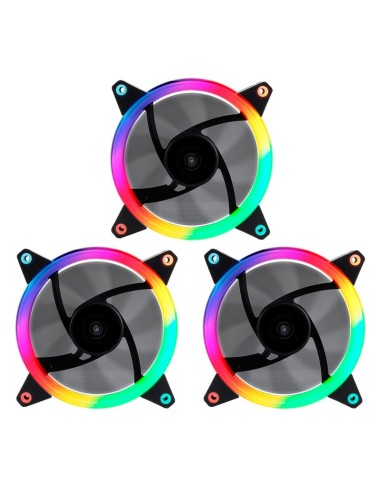 VENTILADOR 12CM GAMING ARGB    PACK 3 UNDS...