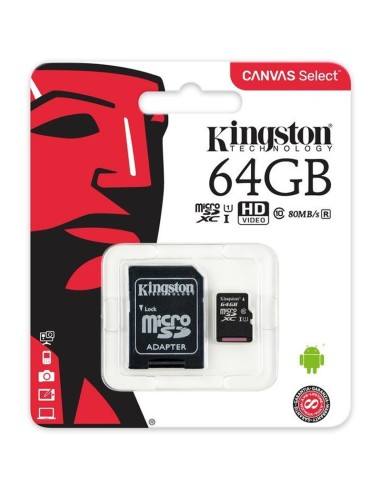 MEMORIA DG  64GB KINGSTON MSD/ SD CLASE 10 PN:...