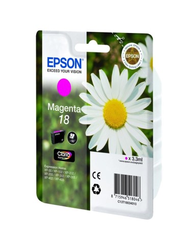 CARTUCHO EPSON T180340 MAGENTA PN: C13T180340...