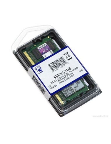 SODIMM DDR3L 8GB/1600 KINGSTON PN: KVR16LS11/8...