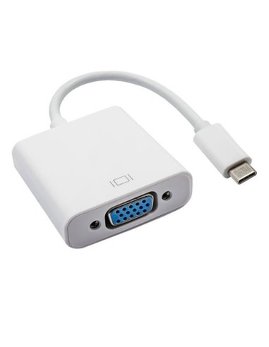 CONVERSOR VGA A USB C NEGRO PN: USB TYPEC A VGA...