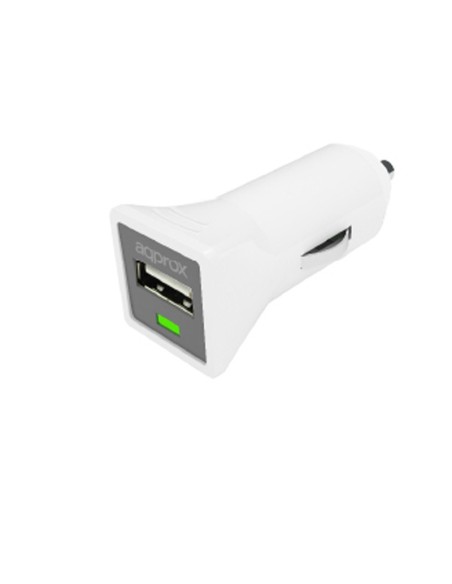 CARGADOR  5V COCHE 1X USB 1.0A  BLANCO PN: APPUSBCARW EAN: 8435099516224   