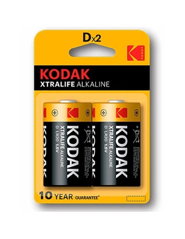 PILAS LR20 2UNDS KODAK         ALCALINA...