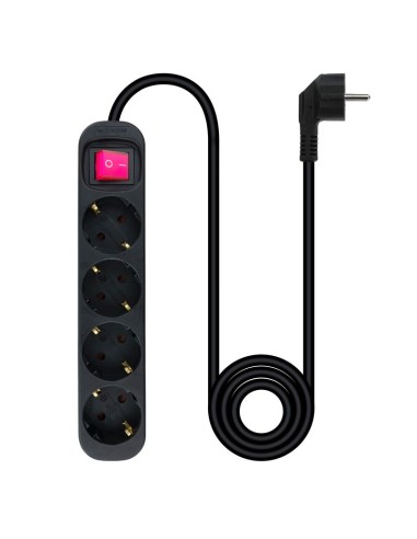 REGLETA 4 TOMAS NANO CABLE CON 1.4M PROTECCION,...