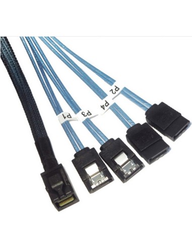 CABLE INTEL MINI-SAS/SATA DE 1 SAS A 4 SATA...