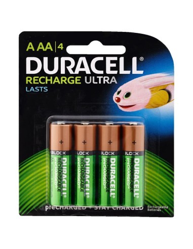 PILAS AAA  4 UNDS DURACELL REC ARGABLES PN:...