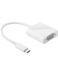 CONVERSOR VGA/H A USB C/M BLAN CO 15CM PN: VGA H A USB C...