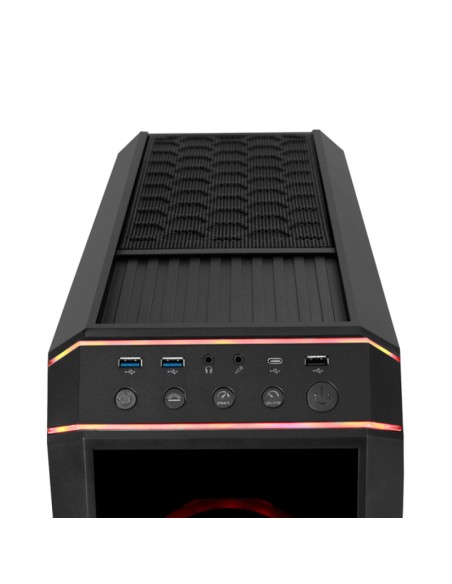CAJA GAMING CHIEFTEC STALLION  II RGB NEGRO CRISTAL TEMPLADO PN: GP-02B-UC-OP EAN: 0753263078261   