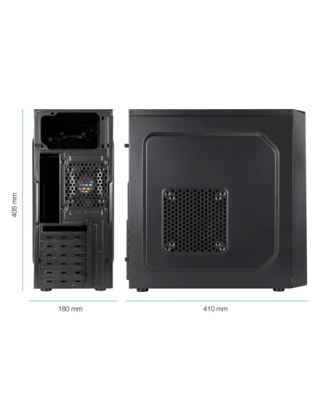 CAJA SEMITORRE ATX TQC-5701U3C -B TOOQ NEGRA PN: TQC-5701U3C-B EAN: 8433281013575   