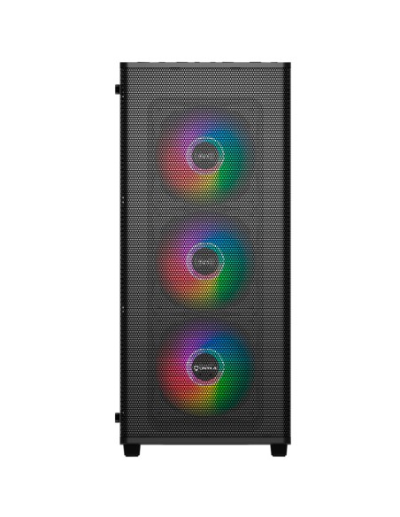 CAJA GAMING ATX MIR100 NEGRA   USB 3.0 ARGB SIN FUENTE PN: UK511303 EAN: 6974560221158   
