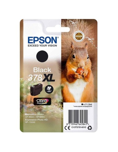 CARTUCHO EPSON 378 XL NEGRO PN: C13T37914010...