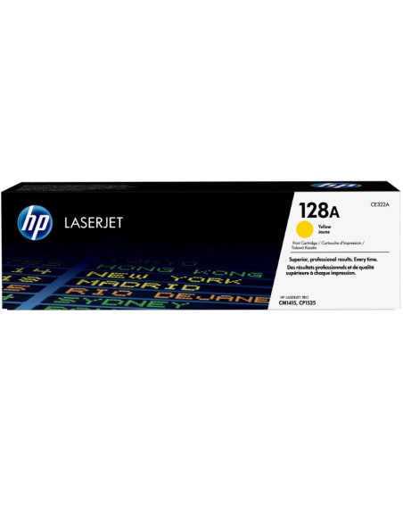 TONER HP CE322A 128A AMARILLO PN: CE322A EAN: 884420854524    