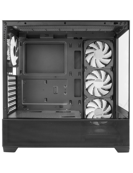 CAJA GAMING ATX GA250 COOLBOX  VISION RGB NEGRA SIN FUENTE PN: COO-CHA-GA250-0 EAN: 8436556143113   