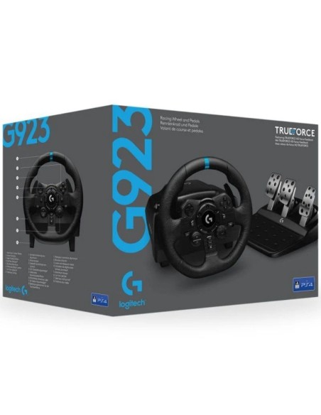 VOLANTE LOGITECH CON PEDALES   G923 TRUEFORCE PARA PS4/PS5/PC PN: 941-000149 EAN: 5099206082793   