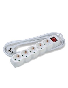REGLETA 5 TOMAS TECKNIK BLANCA 1.5M CON PROTECCION...