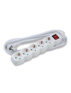 REGLETA 5 TOMAS TECKNIK BLANCA 5M CON PROTECCION...