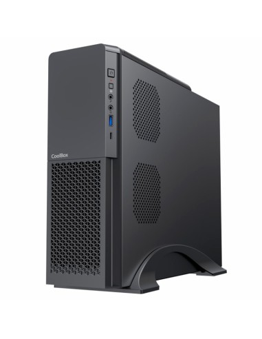 CAJA SFF MATX COOLBOX T313     SLIM NEGRA CON...