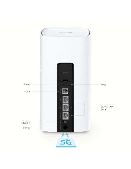 ROUTER WIRELESS TP-LINK VOIP   5G WIFI-6 AX3000 GIGABIT ET PN: NX510V EAN: 4897098686867   