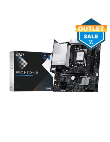 PB S-1851 H810 MSI H810M-B PRO DDR5 MATX PN: REA318 EAN: 1000000000318   