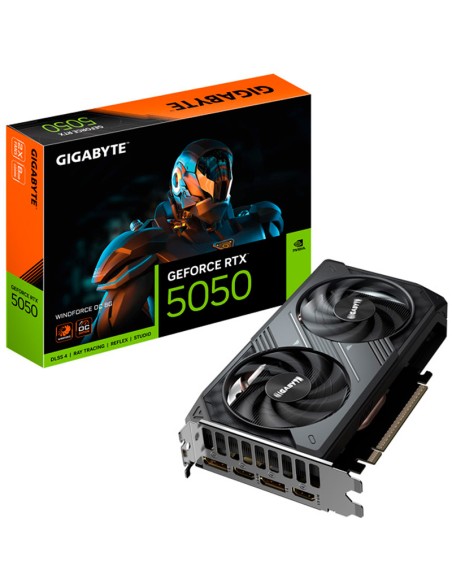 VGA RTX5050    8GB GDDR6  GIGA BYTE WINDFORCE OC EDITION PN: 9VN5050WO-00-G10 EAN: 4719331356743   