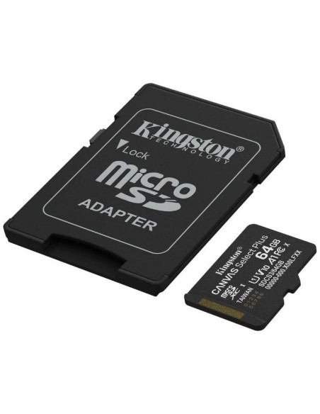 MEMORIA DG  64GB KINGSTON MSD  CANVAS SELECT PLUS CLASE10 PN: SDCS3/64GB EAN: 740617348408    