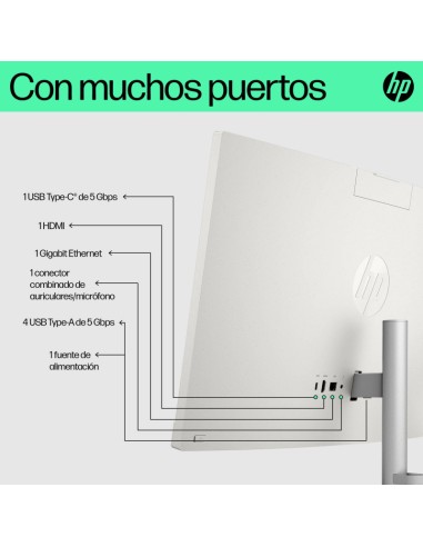 AIO   23.8" HP   I3-1315U   8G B 512GB NVME...