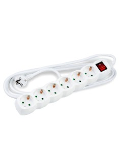 REGLETA 6 TOMAS TECKNIK BLANCA 1.5M 16A PN:...