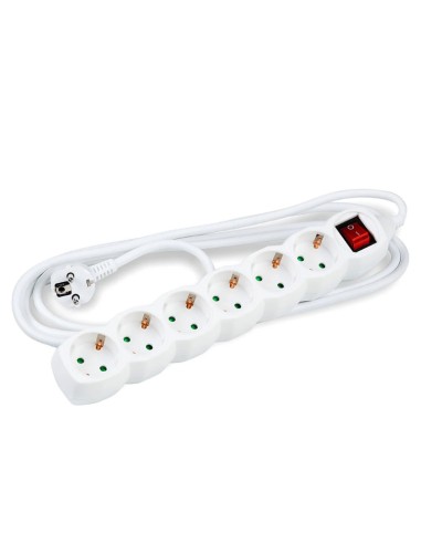 REGLETA 6 TOMAS TECKNIK BLANCA 1.5M 16A PN:...